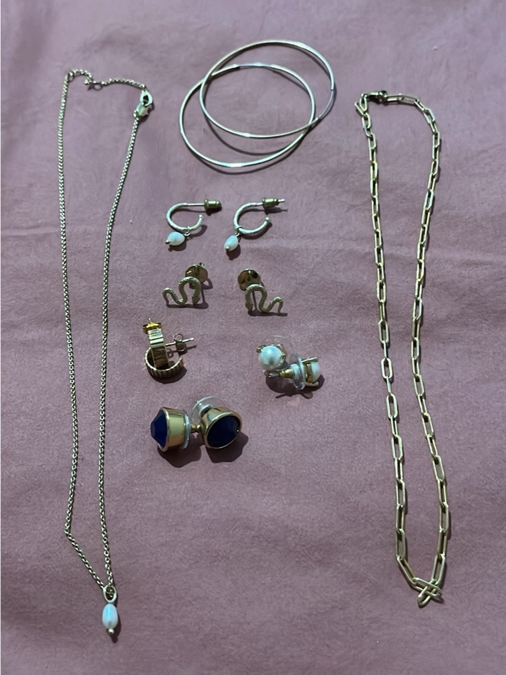 Bundle of Assorted Gold Jewerly